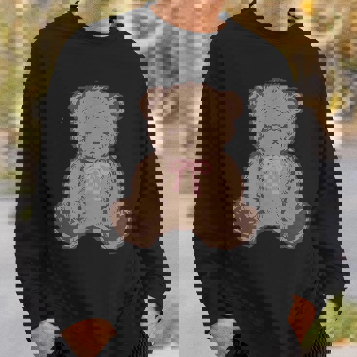 かわいいテディベア スウェットシャツ 彼への贈り物