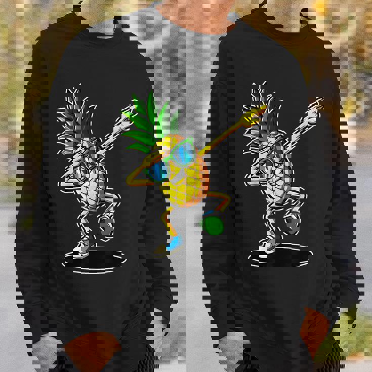 かわいいパイナップルダビングダンシングシャツ 面白いキッズプリント スウェットシャツ 彼への贈り物