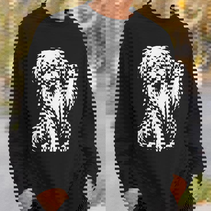 かわいいペキニーズ ハート足犬グラフィック デザイン スウェットシャツ 彼への贈り物