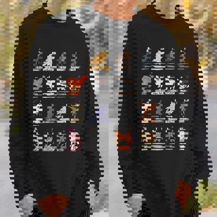 かわいい猫の種類 スウェットシャツ 彼への贈り物