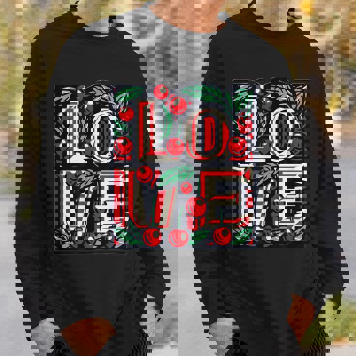 さくらんぼが大好き スウェットシャツ 彼への贈り物