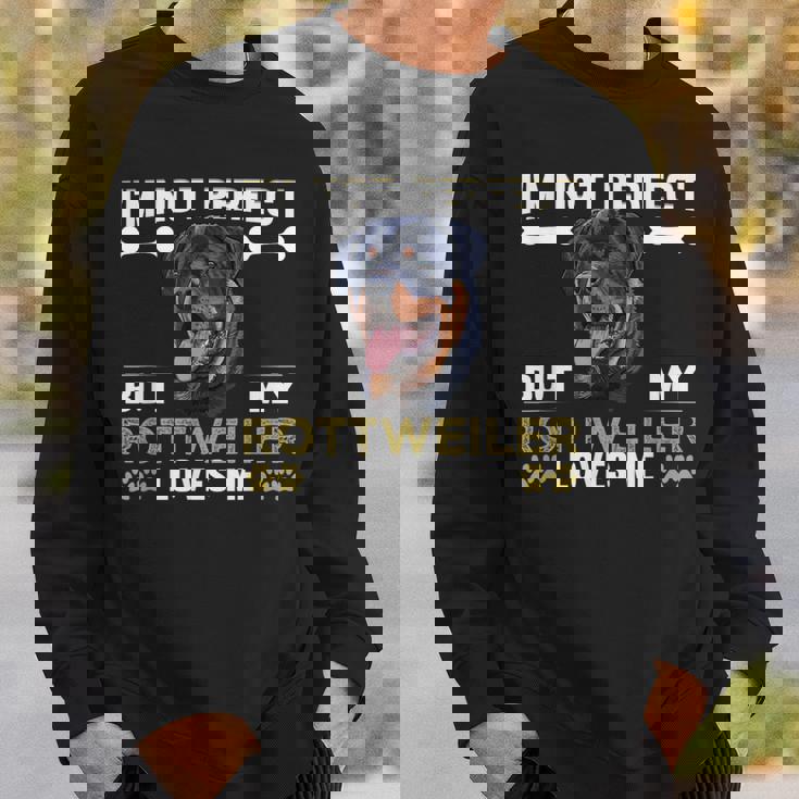 しかし、私のロットワイラーは私を愛している 犬の恋人 ロットワイラー スウェットシャツ 彼への贈り物