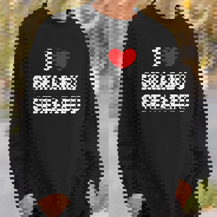 しゃぶしゃぶ大好き アイハート しゃぶしゃぶ スウェットシャツ 彼への贈り物