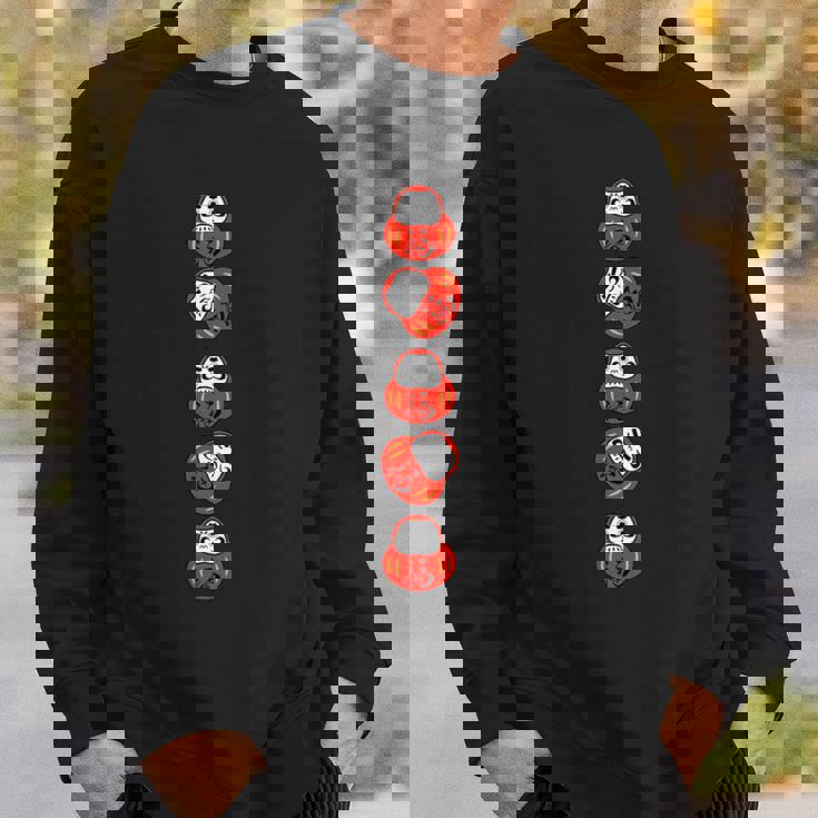 だるま 和柄 おもしろ 福 スウェットシャツ 彼への贈り物