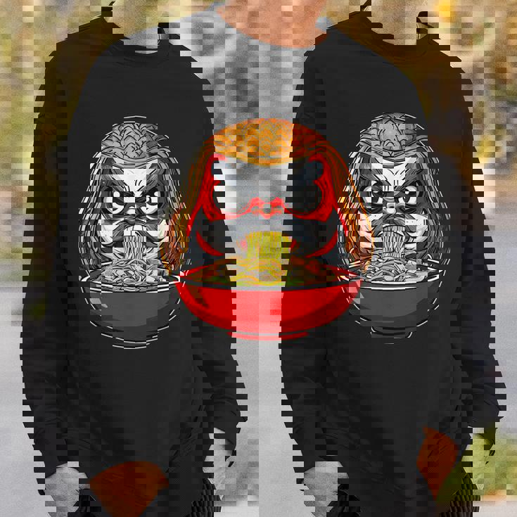 だるま人形 日本 ラーメン 和麺 スウェットシャツ 彼への贈り物