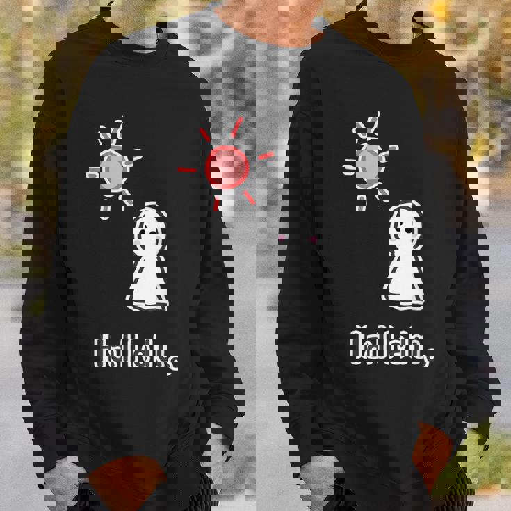 てるてる坊主 ハレルくん《晴れ》Hallelu 晴れる ぼうず【ゆるフレンズ】梅雨 かわいい キャラクター イラスト スウェットシャツ 彼への贈り物