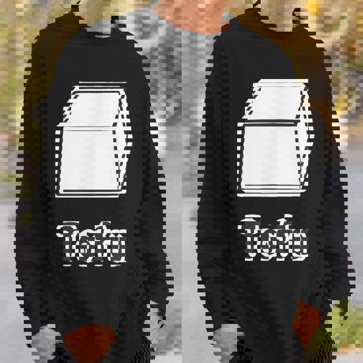 とうふ Tofu（豆腐）【Gohan ごはんタイム】ゆるくて かわいい 面白い イラスト スウェットシャツ 彼への贈り物