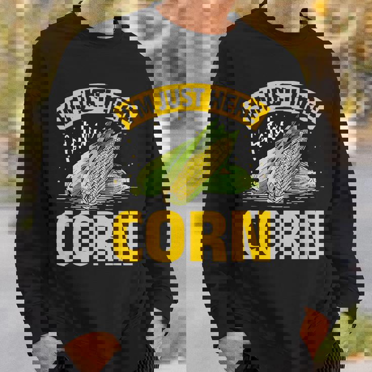 とうもろこし野菜 とうもろこし スウェットシャツ 彼への贈り物