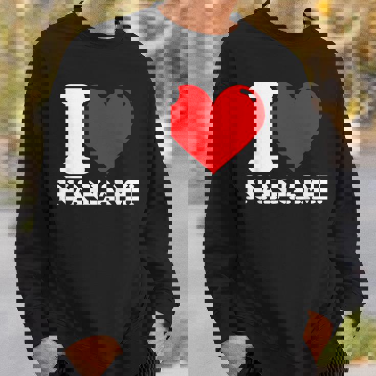 ななみ大好き 名 スウェットシャツ 彼への贈り物