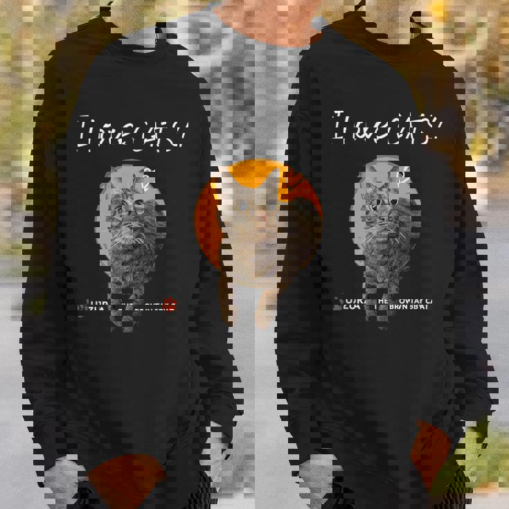 ねこだいすき 猫 キジトラ猫 かわいい Cat スウェットシャツ 彼への贈り物