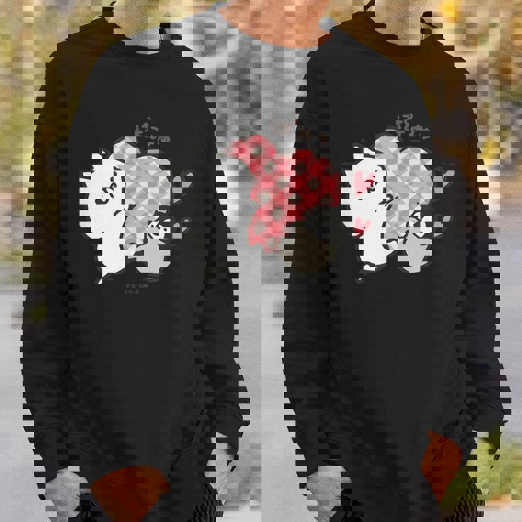 ねこぺん日和 ハート スウェットシャツ 彼への贈り物