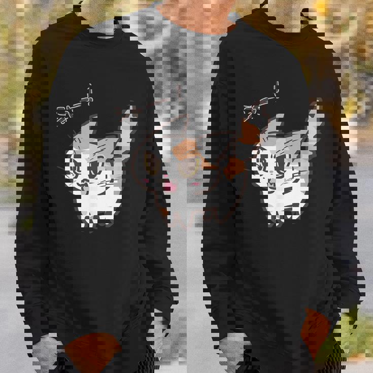 ねこシャーパステル三毛猫ver スウェットシャツ 彼への贈り物