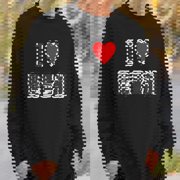 アイラブ・琵琶湖（I Love ハート）滋賀【47都道府県】ジモtティjimo-T 地元愛 観光 お土産 ご当地・面白 スウェットシャツ 彼への贈り物