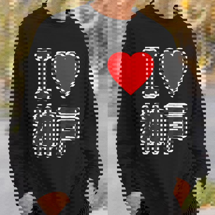 アイラブ・神戸（兵庫県）（I Love ハート）Big 大きな文字【47都道府県】ジモtティ お土産 面白い スウェットシャツ 彼への贈り物