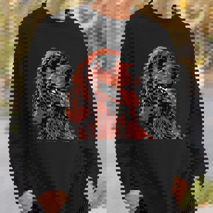 アイリッシュセッター犬種グラフィック。 スウェットシャツ 彼への贈り物