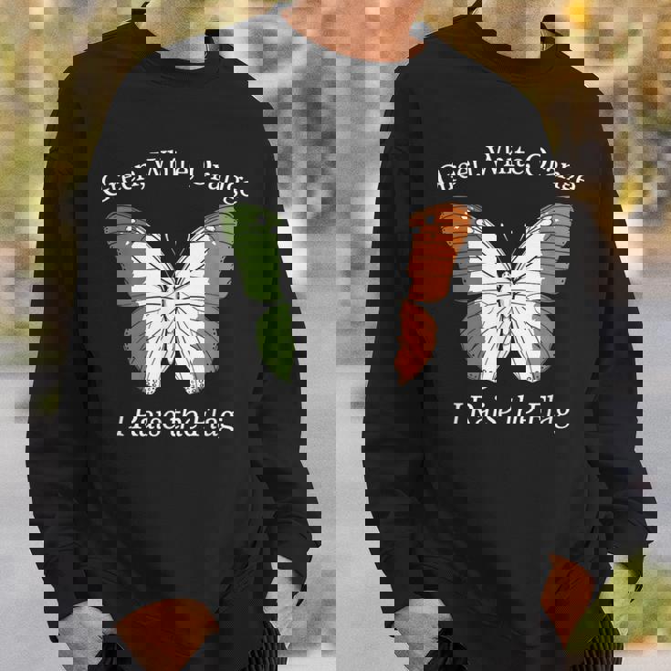 アイルランド、緑、白、オレンジの国旗を誇り スウェットシャツ 彼への贈り物