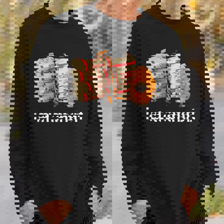 アイ・イート・セメント・ファニー・カーズ・クライング・キャット・ミーム スウェットシャツ 彼への贈り物