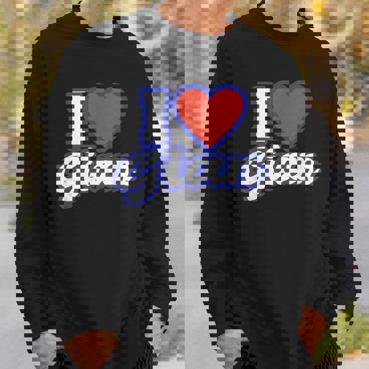 アイ・ラブ・ジャイアン スウェットシャツ 彼への贈り物