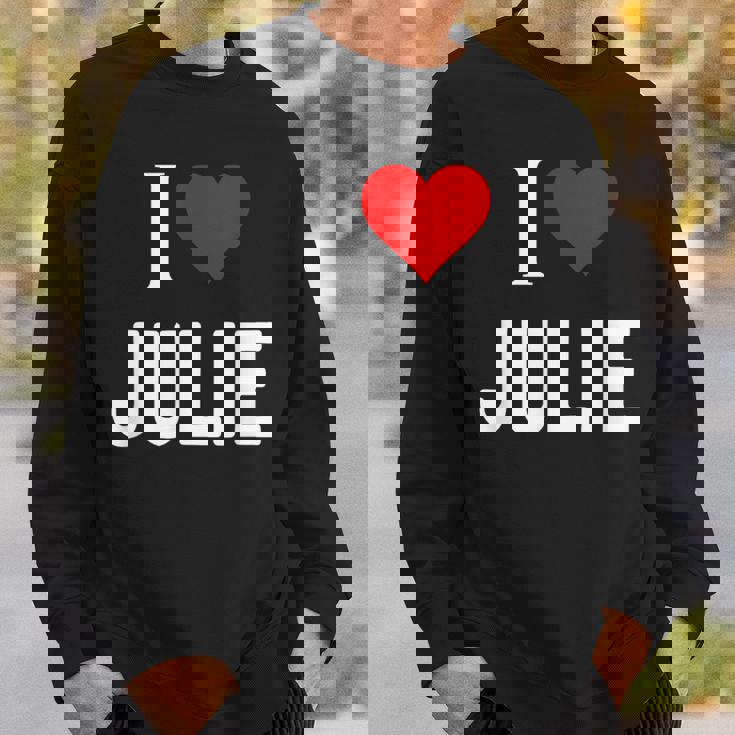 アイ・ラブ・ジュリー スウェットシャツ 彼への贈り物