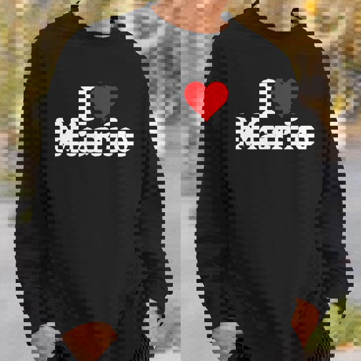 アイ・ラブ・ハート・マリオ スウェットシャツ 彼への贈り物