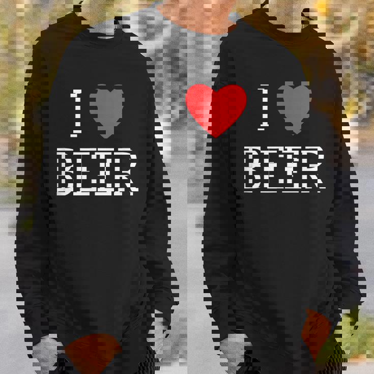 アイ・ラブ・ビール スウェットシャツ 彼への贈り物