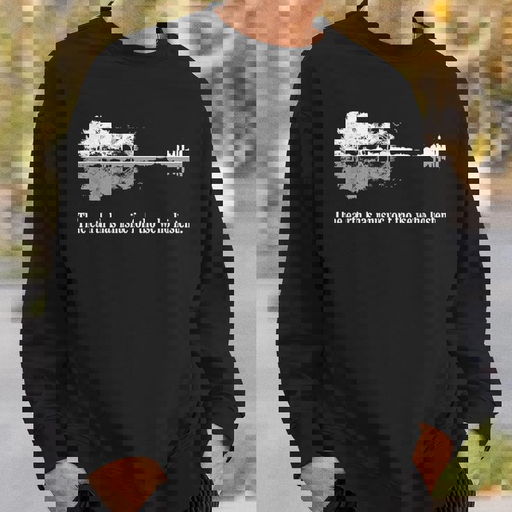 アコースティックギター Earth Has Music For Listen スウェットシャツ 彼への贈り物