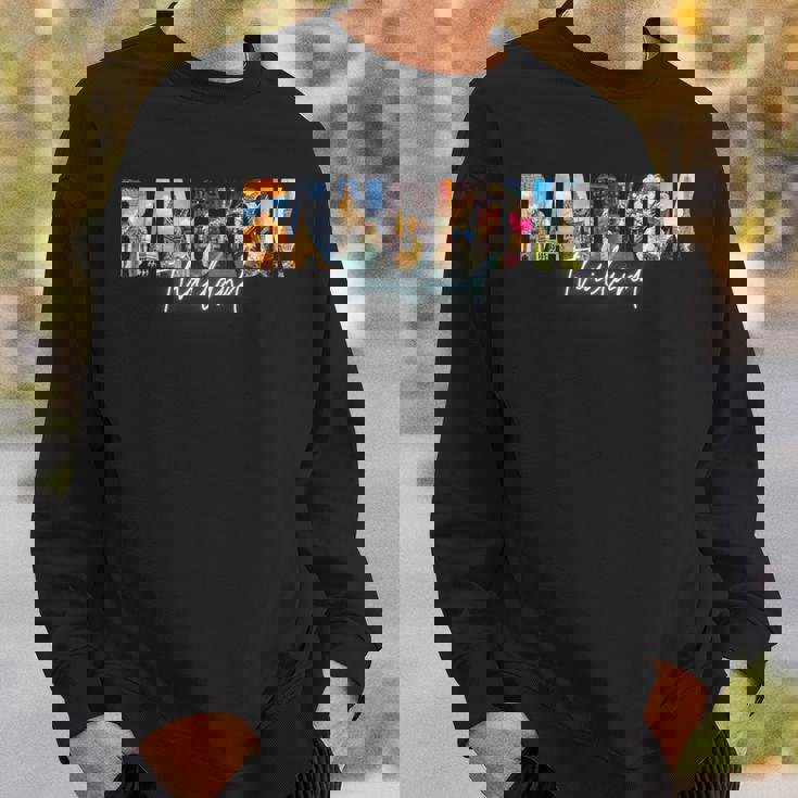 アジア 旅行先 ランドマーク お土産 タイ バンコク スウェットシャツ 彼への贈り物