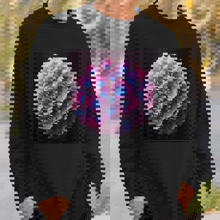 アジサイのようなアジサイの花 スウェットシャツ 彼への贈り物