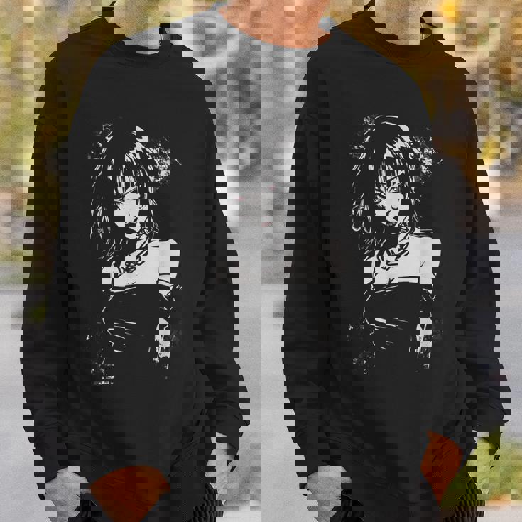 アニメ 漫画 モチーフ アート アニメ スウェットシャツ 彼への贈り物