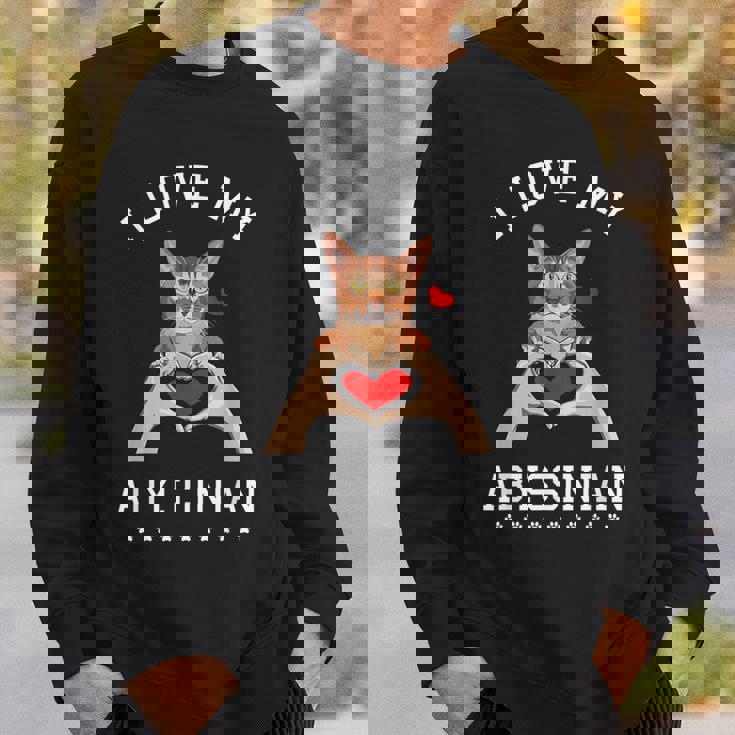 アビシニアン 猫 アビシニアン アビス スウェットシャツ 彼への贈り物