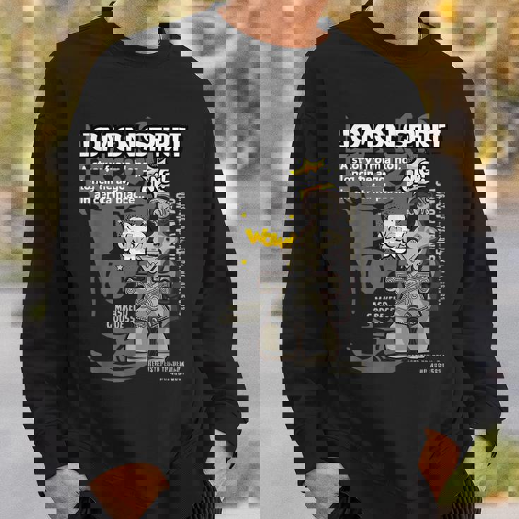 アメコミ風 縄文土偶 土偶 縄文のビーナス 仮面の女神 縄文 土器 はにわ マンガ 昔ばなし 茅野市 国宝土偶 スウェットシャツ 彼への贈り物