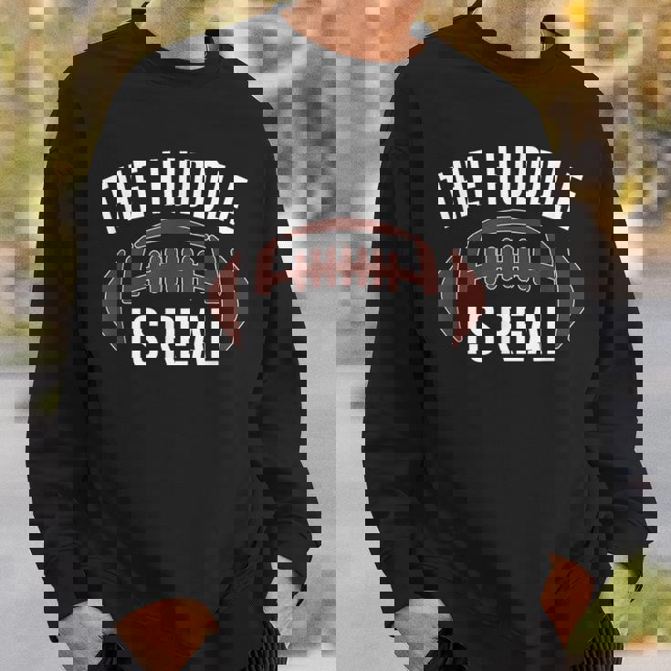 アメフトのアメフトグリッドアイアンチームファンアウトフィット スウェットシャツ 彼への贈り物