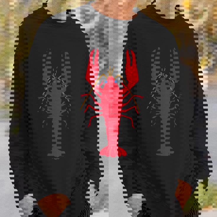 アメリカザリガニ_エビガニ_ザリガニ スウェットシャツ 彼への贈り物