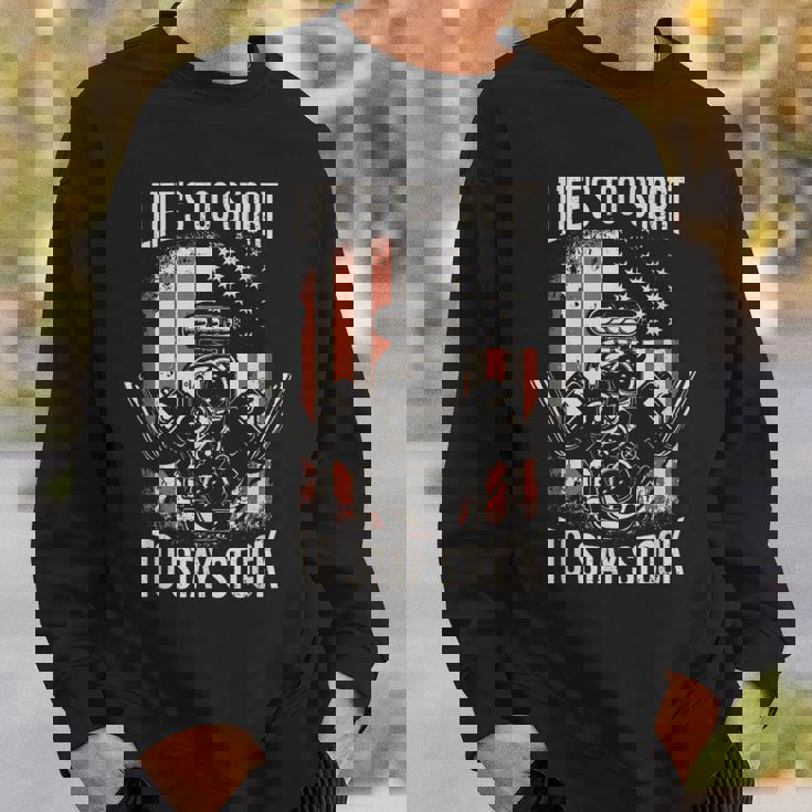 アメリカン マッスル カー メカニクス ドラッグ レーシング ホットロッド スウェットシャツ 彼への贈り物