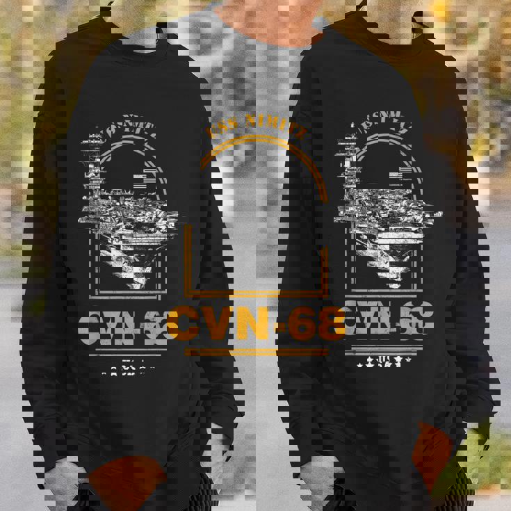 アメリカ海軍航空母艦 Cvn-68 ニミッツ Uss Nimitz スウェットシャツ 彼への贈り物