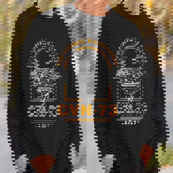 アメリカ海軍航空母艦 Cvn-73 ジョージ・ワシントン Uss George Washington スウェットシャツ 彼への贈り物