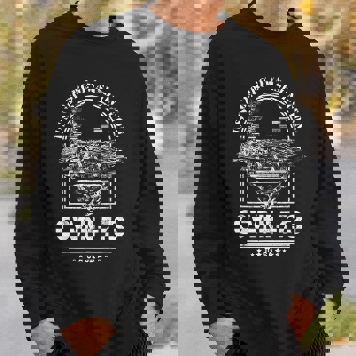 アメリカ海軍航空母艦 Cvn-73 ジョージ・ワシントン Uss George Washington スウェットシャツ 彼への贈り物