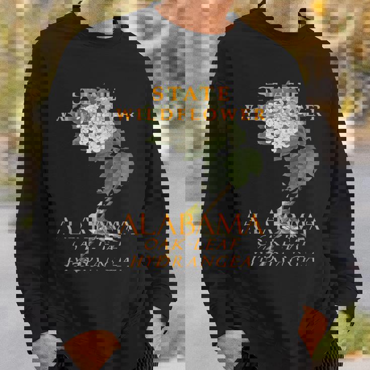 アラバマ準州ワイルドフラワー オークの葉のアジサイ スウェットシャツ 彼への贈り物