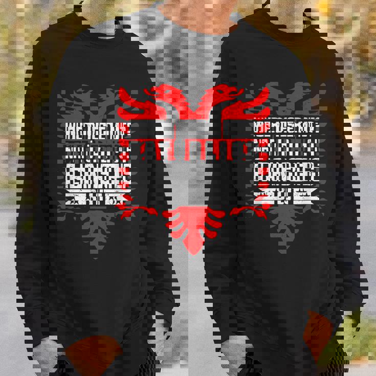 アルバニアブラッドアルバニアイーグル スウェットシャツ 彼への贈り物