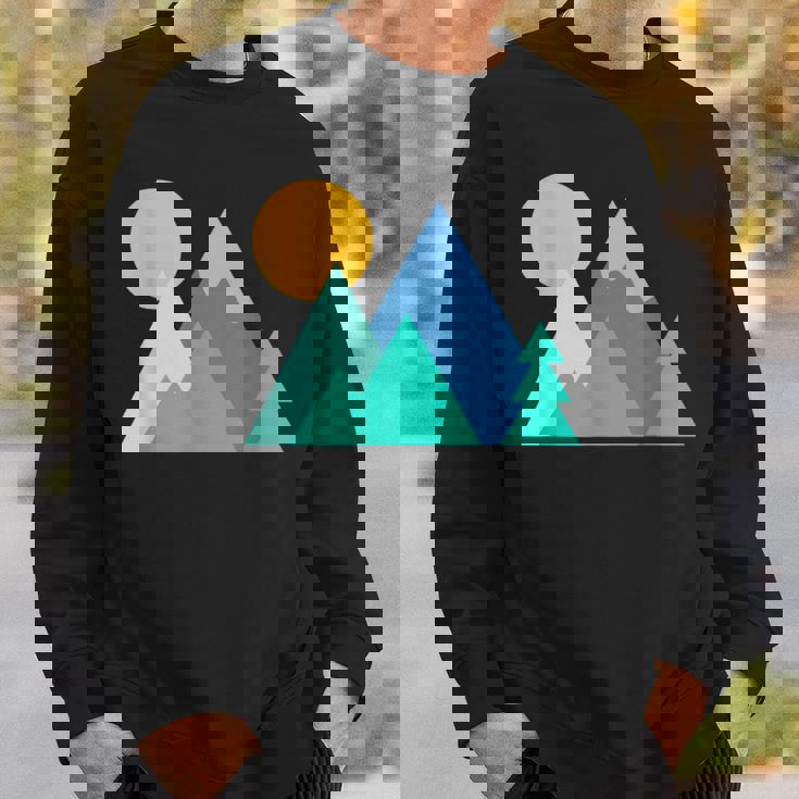 アルピニズム アルパイン・フォーゲット・ミー・ノット スキー マウンテンフラワー スウェットシャツ 彼への贈り物