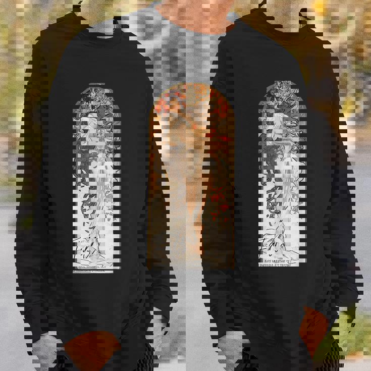 アルフォンス・マリア・ミュシャの「四季」-秋 スウェットシャツ 彼への贈り物