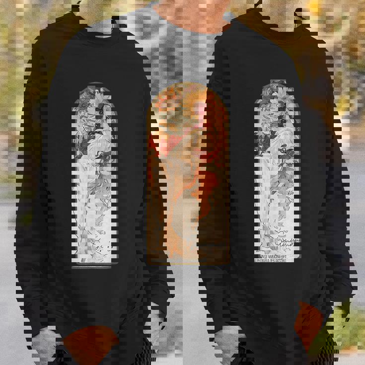 アルフォンス・マリア・ミュシャの季節 夏 スウェットシャツ 彼への贈り物