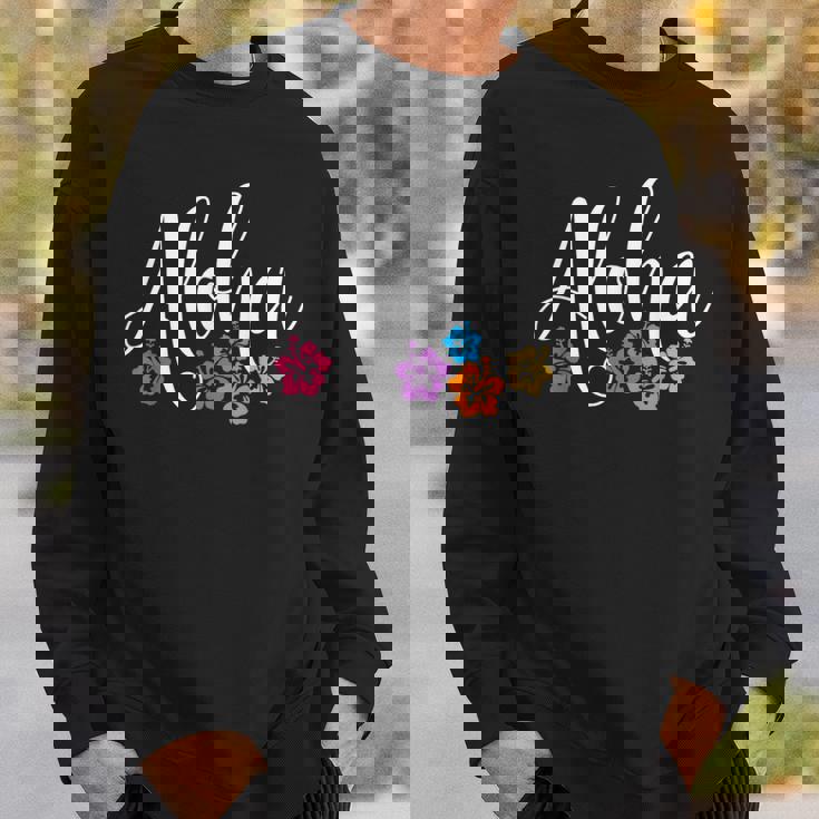 アロハ ハワイアン ハイビスカス フラワー サーファー マウイ カウアイ ハワイ スウェットシャツ 彼への贈り物