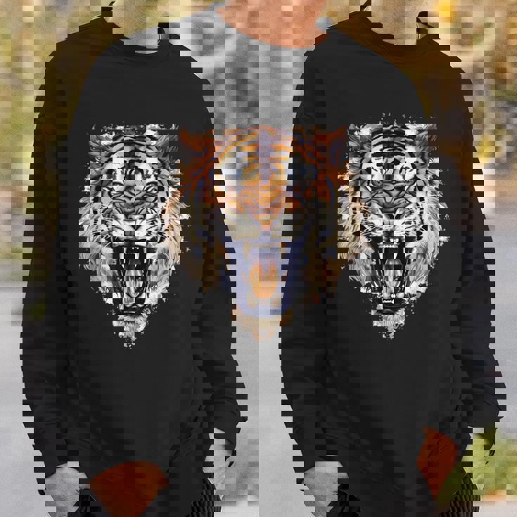 アングリータイガー、ローリングタイガー スウェットシャツ 彼への贈り物