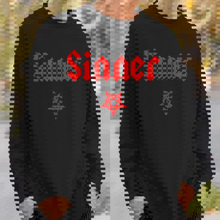 アンチ・キリストの罪人 五芒星 スウェットシャツ 彼への贈り物