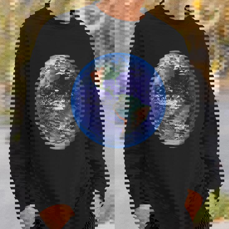 アースデイ用地球儀 スウェットシャツ 彼への贈り物