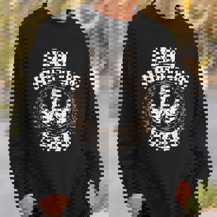 アームレスリング クルー アームレスリング アームレスリング スウェットシャツ 彼への贈り物