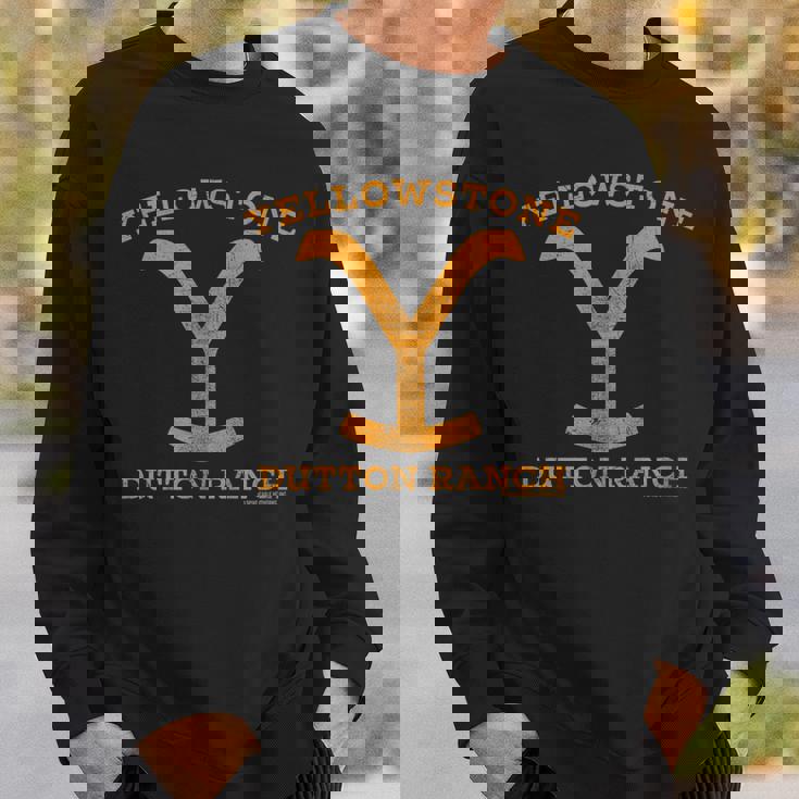 イエローストーン ダットンランチアンティーク調ロゴ スウェットシャツ 彼への贈り物