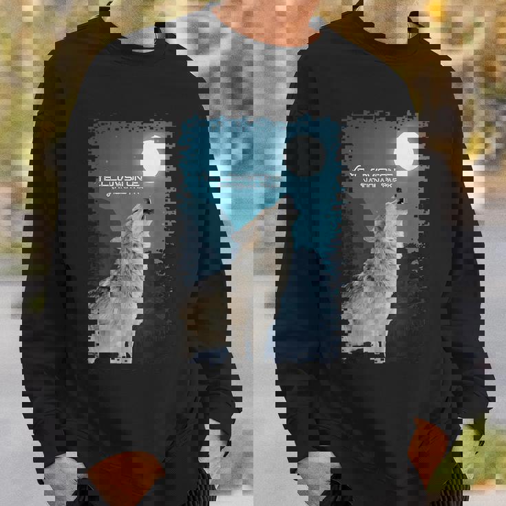 イエローストーン国立公園 オオカミのお土産 記念品 ギフト スウェットシャツ 彼への贈り物