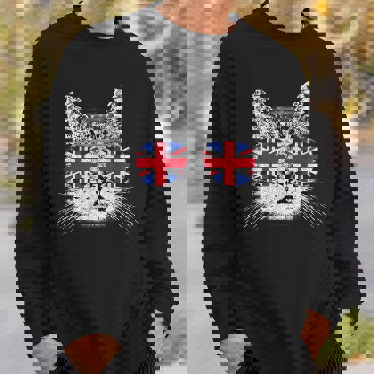 イギリス ユニオンジャック フラッグ イギリス 猫 イギリス スウェットシャツ 彼への贈り物